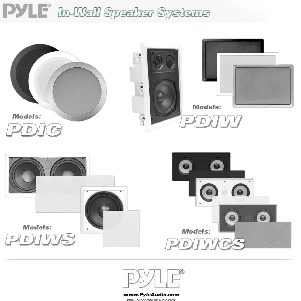 6.5'' In-Wall / In-Ceiling Speakers