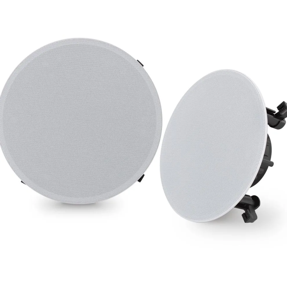 Ceiling/Wall Speaker System - Wireless Bluetooth, 240W, Magnetic Grill