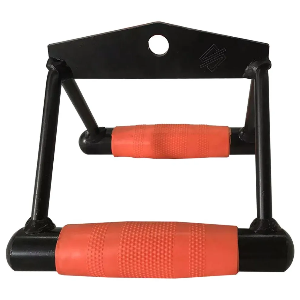 Double D Row Handle - Non-Slip Steel, 360¬∞ Rotation, Orange Handle
