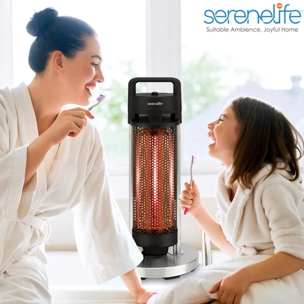 Infrared Patio Heater, Efficient Carbon Fiber, Aluminum Frame, Indoor/Outdoor