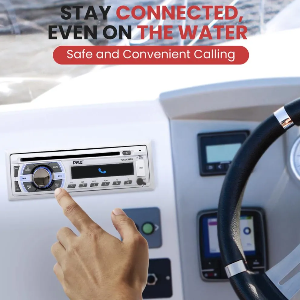 Marine Bluetooth Cd/Mp3 Radio Receiver