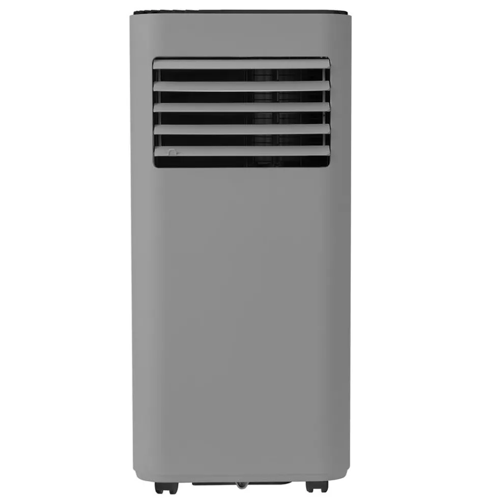 Portable Air Conditioner 8000 BTU Efficient Cooling Gray with Remote