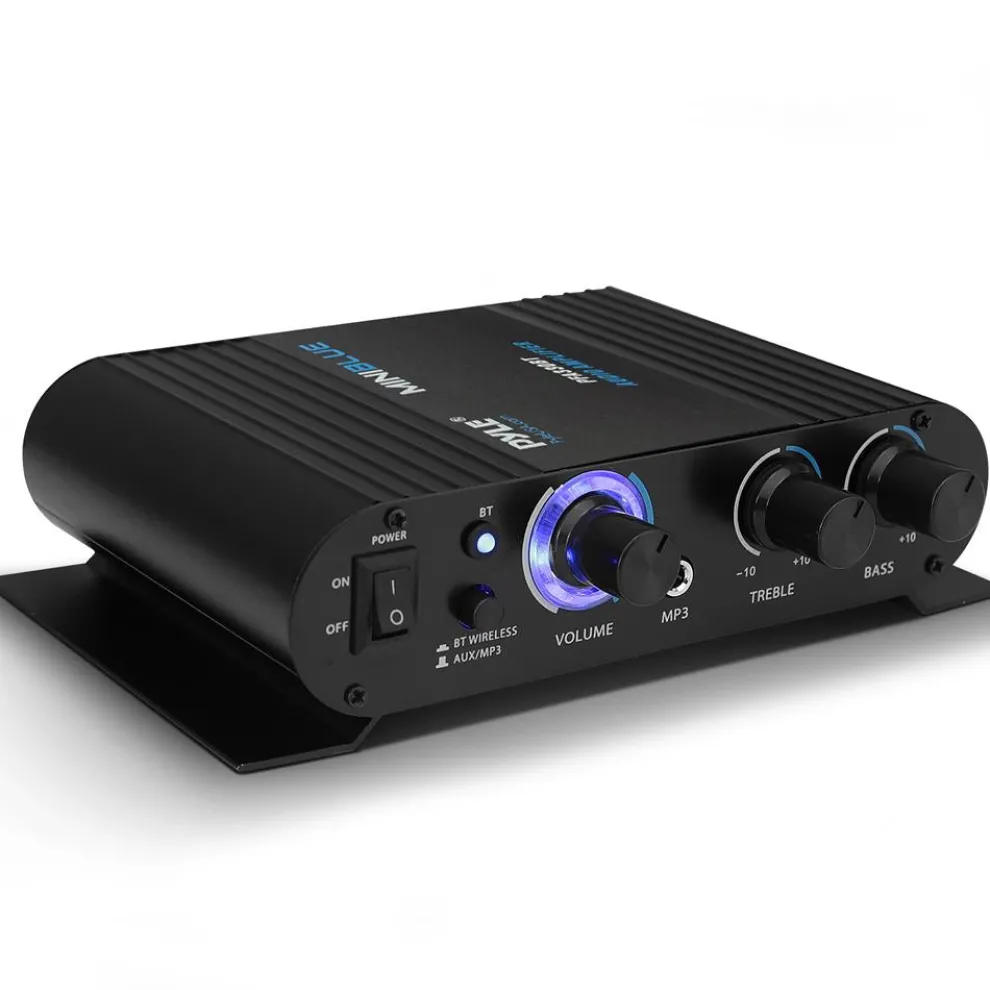Portable Bluetooth Audio Amplifier with RCA and AUX