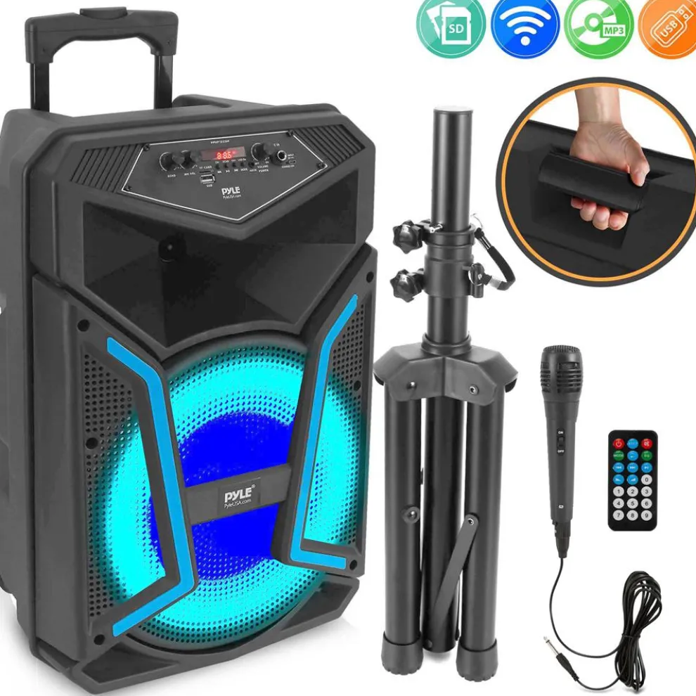 Portable Bluetooth Pa Speaker System Kit