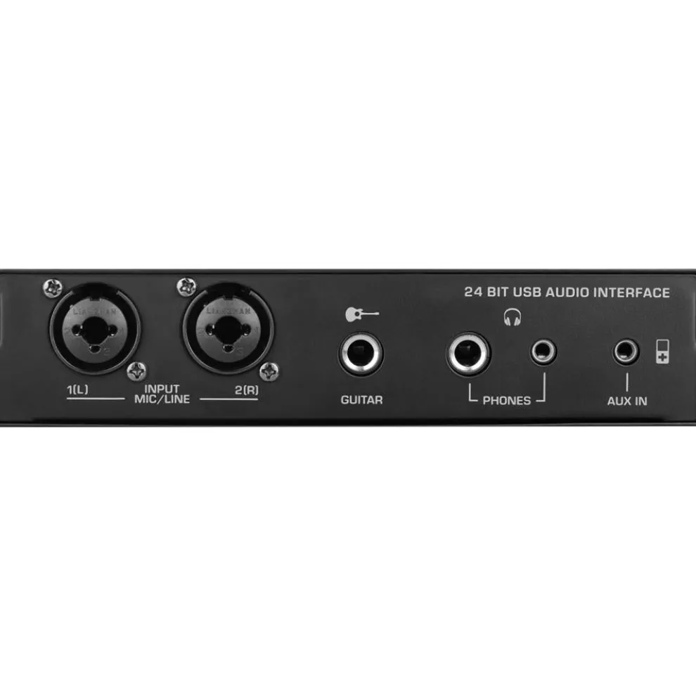 USB Audio Interface - Pristine Recording - 24 Digital Effects - Compact Size