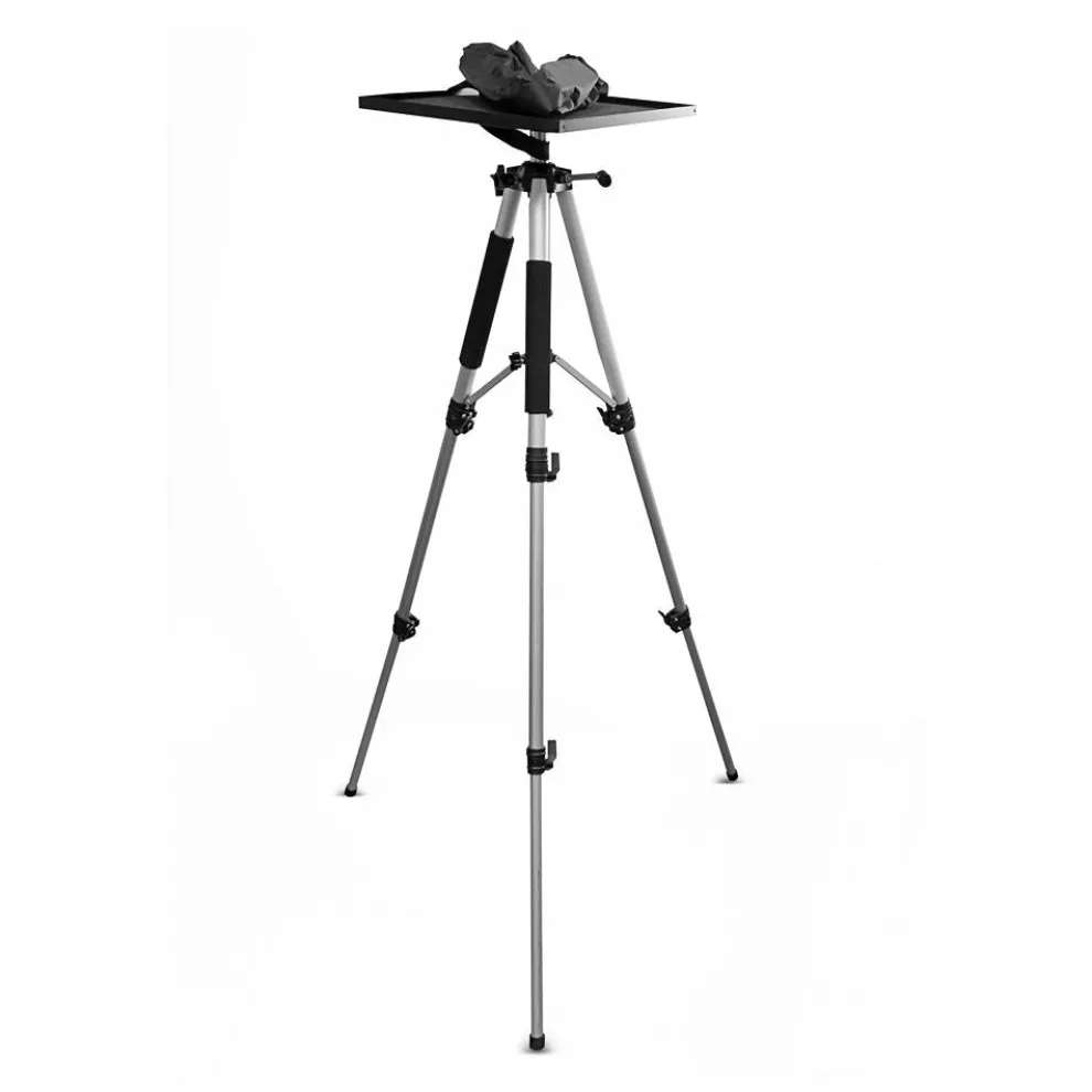 Video Projector Stand, Adjustable Height, 360¬∞ Rotating Tray, Aluminum