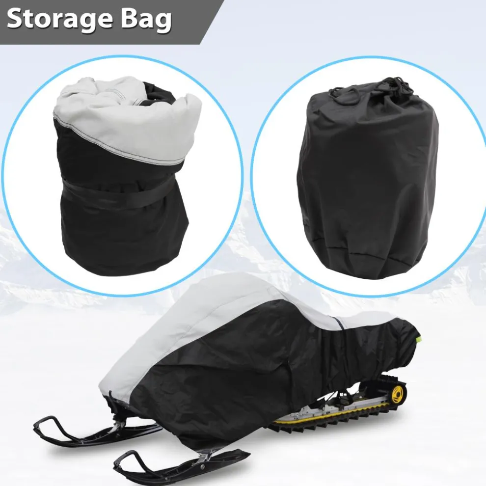Waterproof Snowmobile Cover, Protects from Rain, Marine Grade Polyester