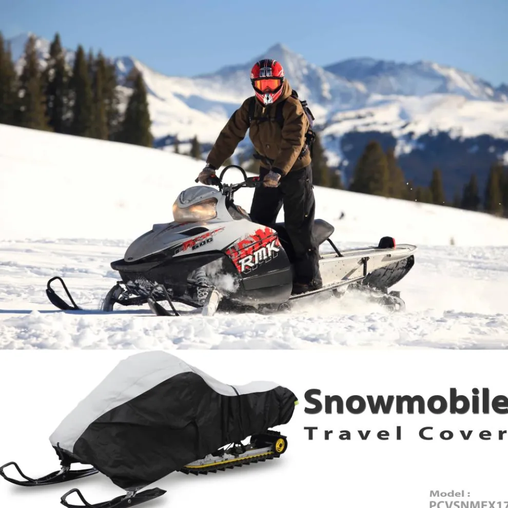 Waterproof Snowmobile Cover, Protects from Rain, Marine Grade Polyester