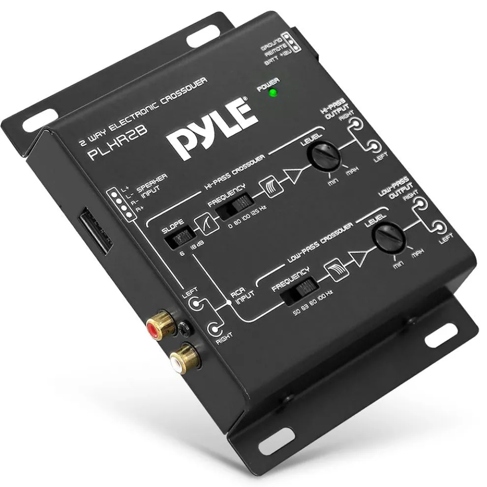 2-Way Audio Crossover Network - Enhanced Sound - Independent Output Control